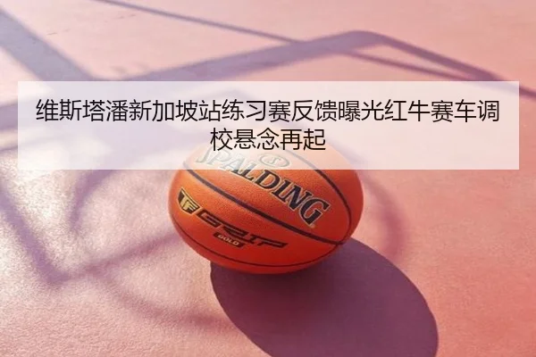 维斯塔潘新加坡站练习赛反馈曝光红牛赛车调校悬念再起